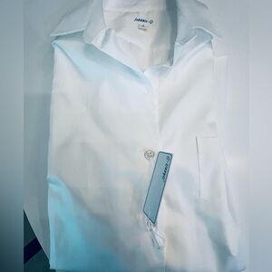 Jess Cotton Button-Up Shirt NWT